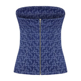 Bardy Denim Bustier