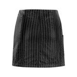 Comet Leather Skirt