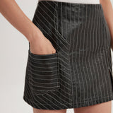 Comet Leather Skirt