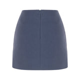 Shine Linen Skirt