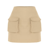 Shine Linen Skirt