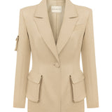 Shine Linen Jacket