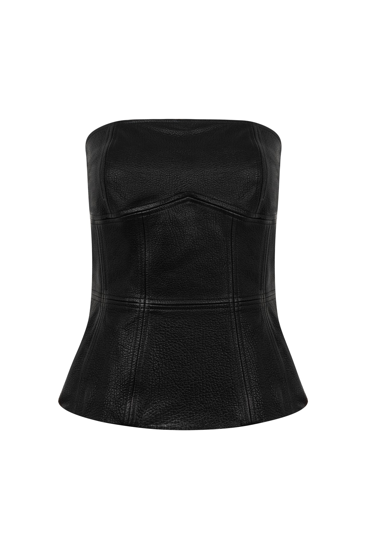 Talia Leather Bustier