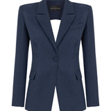 Croco Linen Blazer