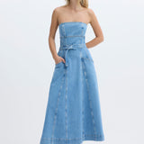 Kei Denim Dress