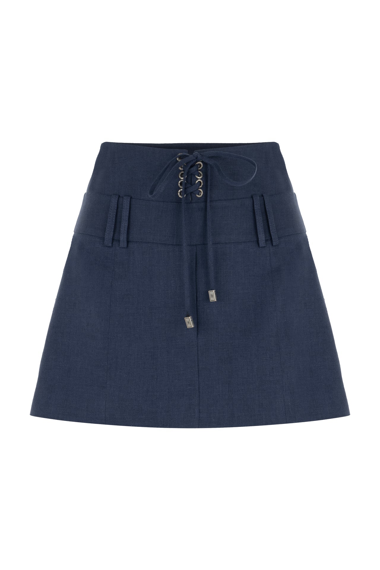 Croco Linen Skirt
