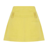 Croco Linen Skirt