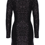 Sequined Knotted Dress
