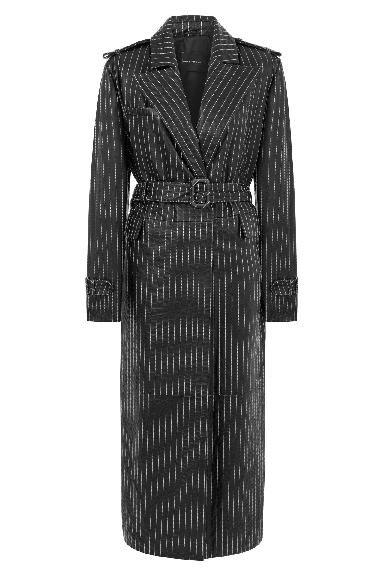 Comet Leather Trenchcoat