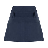 Croco Linen Skirt