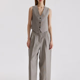 Cilla Linen Vest