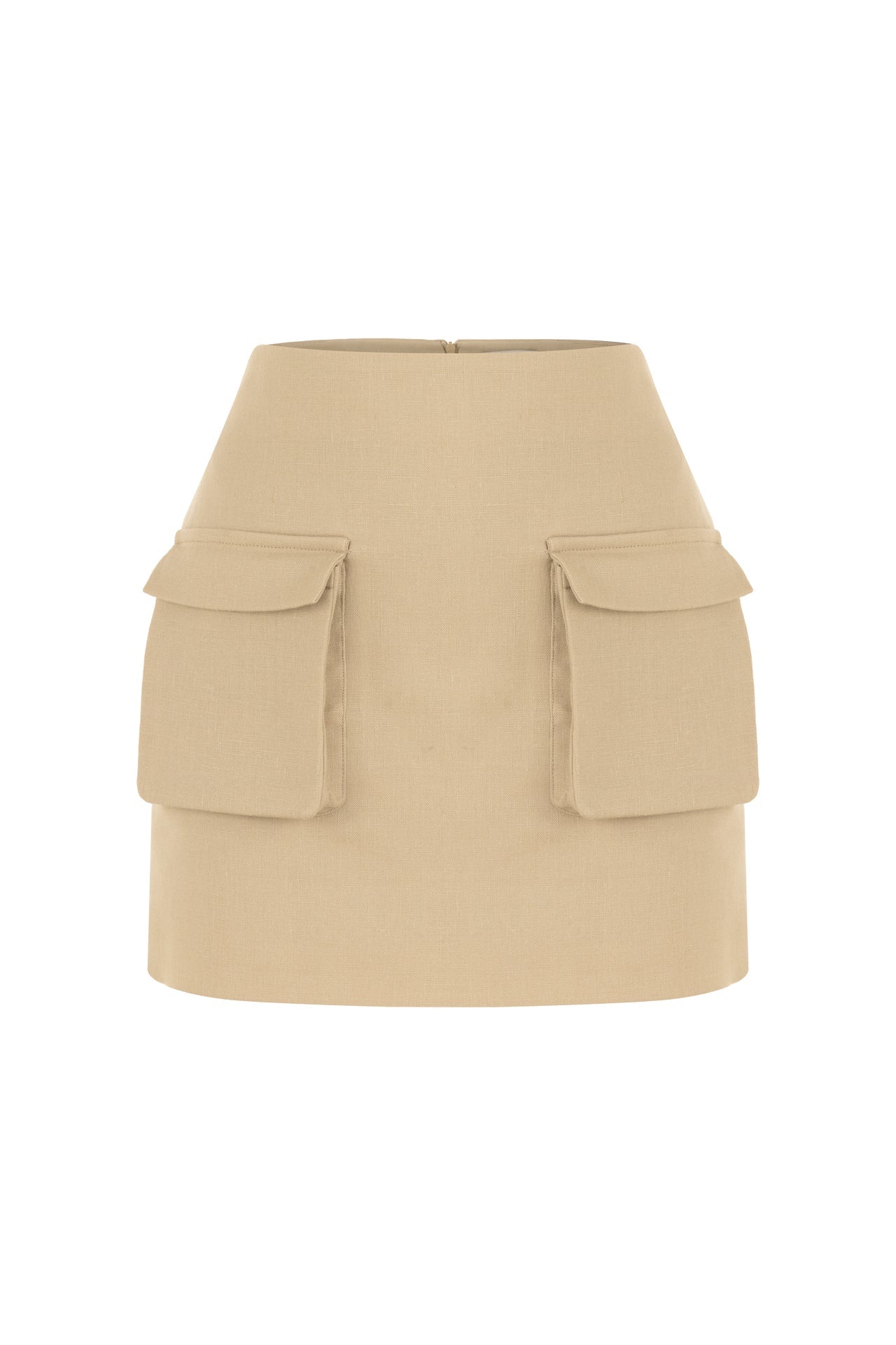 Shine Linen Skirt