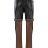 Blu Leather Pants