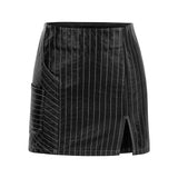 Comet Leather Skirt