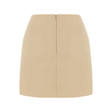 Shine Linen Skirt