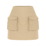 Shine Linen Skirt