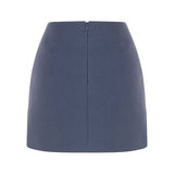 Shine Linen Skirt